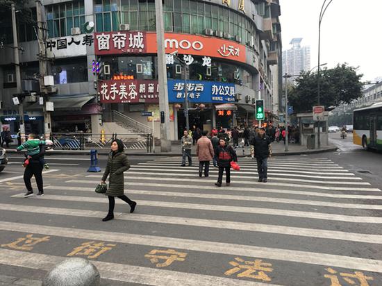 重庆整治行人交通违法