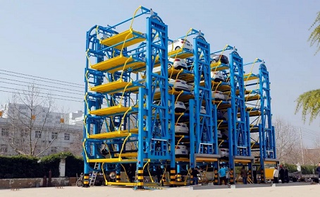 汽车坐上“摩天轮”丨河南新式垂直循环立体车库实力亮相