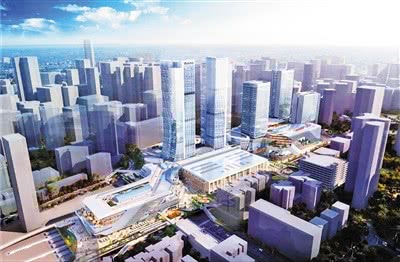 沙坪坝站成为全国首例商圈高铁TOD